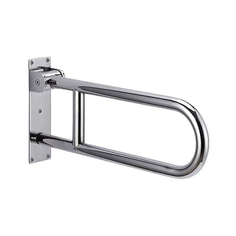 【Wall】Doreen Stainless Steel U-shaped Grab Bar, Bathroom Grab Bar, Accessible Grab Bar, Reinforced Foldable Safety Grab Bars for the elderly, pregnant,disabled, thickened and stable metal Grab Bar, wall mounted bathroom shower safety support rods