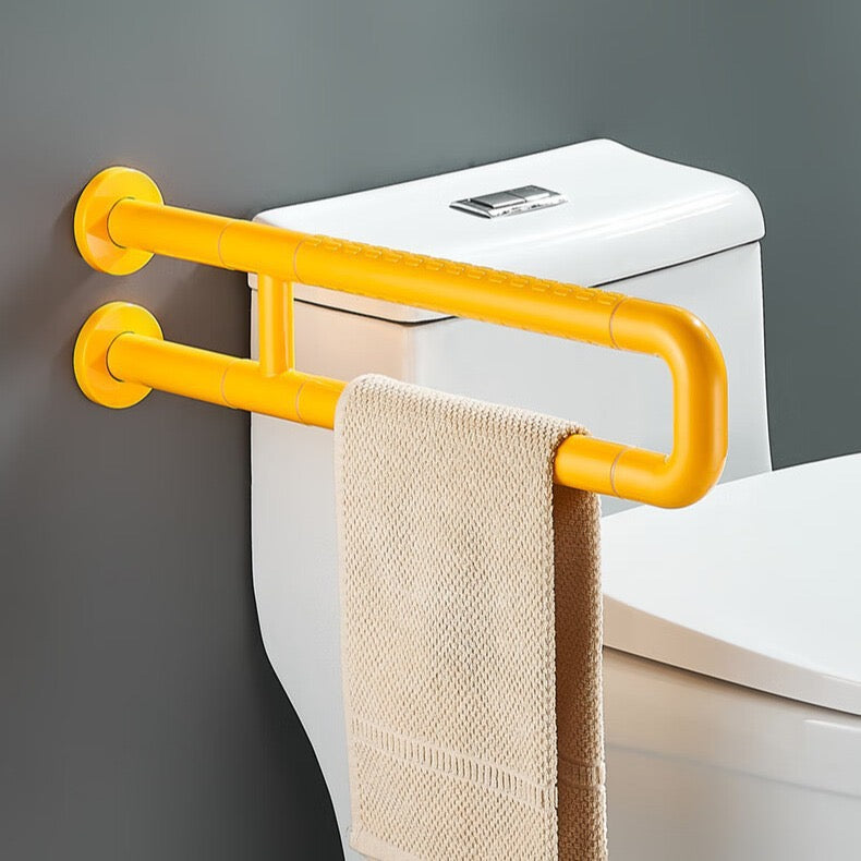 【Wall】Doreen Brand Stainless Steel ABS Grab Bars, Flip Up Toilet Grab Bar, Wall Mount Handicap Grab Rails, Reinforced Foldable Safety Grab Bars For The Elderly, Pregnant And Disabled, Wall Mounted Bathroom Shower Safety Support Rods