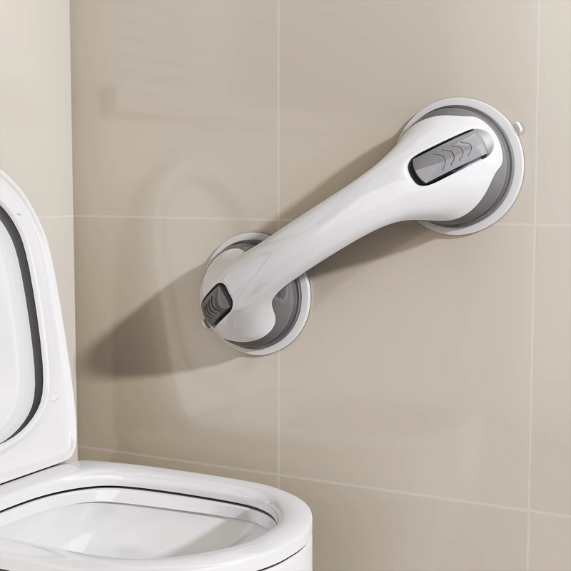 【Suction Cup】Grab Bars for Bathroom,Shower Handle,Grab Bars for Bathtub and Shower,Safety Handrail Support for Tub,Handicap,Elderly,Senior Assistance,Non-Slip,Suction cup,no drilling required