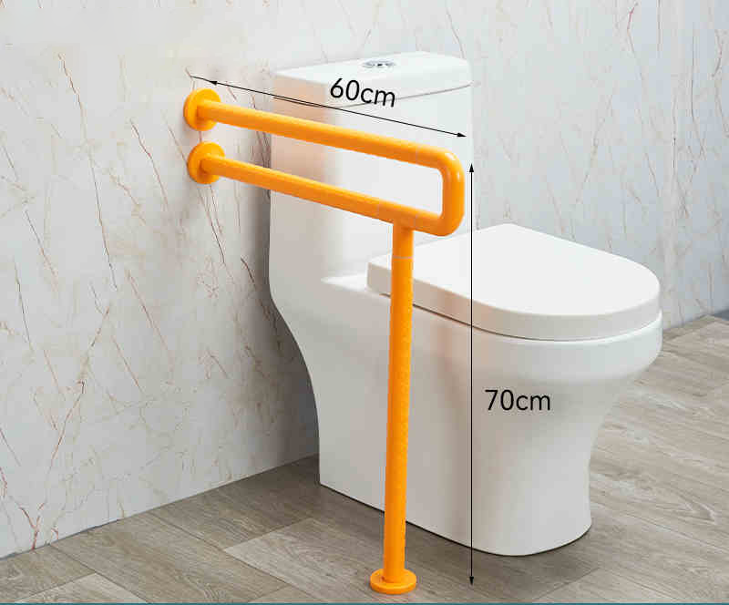 【Wall】Doreen Brand Stainless Steel ABS Grab Bars, Flip Up Toilet Grab Bar, Wall Mount Handicap Grab Rails, Reinforced Foldable Safety Grab Bars For The Elderly, Pregnant And Disabled, Wall Mounted Bathroom Shower Safety Support Rods