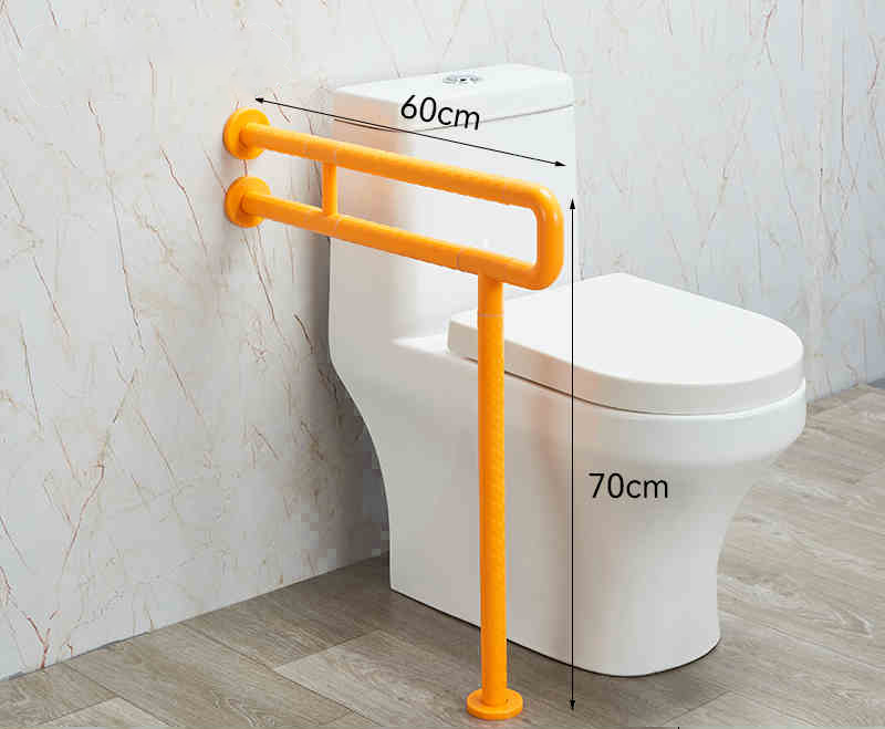 【Wall】Doreen Brand Stainless Steel ABS Grab Bars, Flip Up Toilet Grab Bar, Wall Mount Handicap Grab Rails, Reinforced Foldable Safety Grab Bars For The Elderly, Pregnant And Disabled, Wall Mounted Bathroom Shower Safety Support Rods