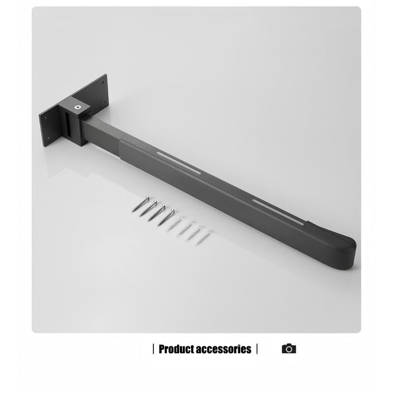 【Wall】Doreen Folable Handle Wall Mounted Safety Anti-Slip Thicken Toilet Grab Flip Up Grab Bars for Elderly Bathroom