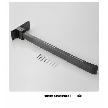 【Wall】Doreen Folable Handle Wall Mounted Safety Anti-Slip Thicken Toilet Grab Flip Up Grab Bars for Elderly Bathroom