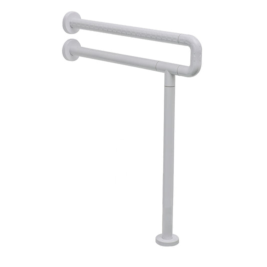 【Wall】Doreen Brand Stainless Steel ABS Grab Bars, Flip Up Toilet Grab Bar, Wall Mount Handicap Grab Rails, Reinforced Foldable Safety Grab Bars For The Elderly, Pregnant  And Disabled,  Wall Mounted Bathroom Shower Safety Support Rods