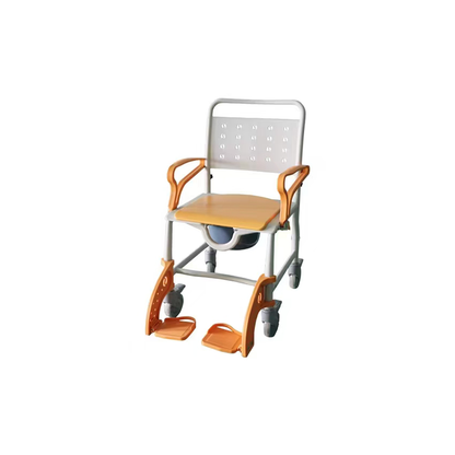 【Wheel】Toilet Wheels，Bath Chair, Quick-Dismantling 24-Inch Large Tires,Both Indoor And Outdoor Use, Waterproof  Dirt-Resistant, Stable  Plastic Functional Four-In-One Wheelchair