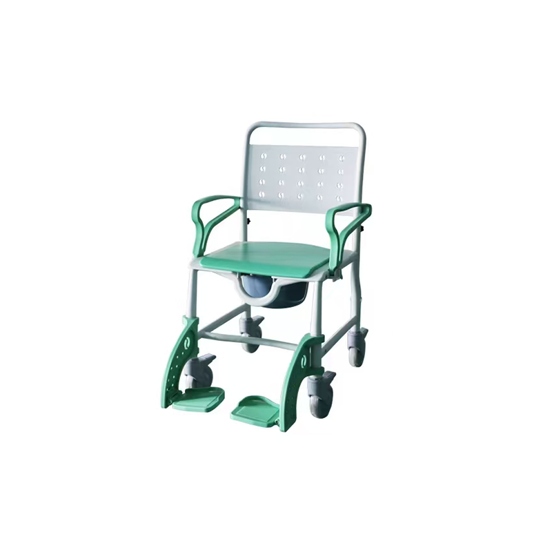 【Wheel】Toilet Wheels，Bath Chair, Quick-Dismantling 24-Inch Large Tires,Both Indoor And Outdoor Use, Waterproof  Dirt-Resistant, Stable  Plastic Functional Four-In-One Wheelchair