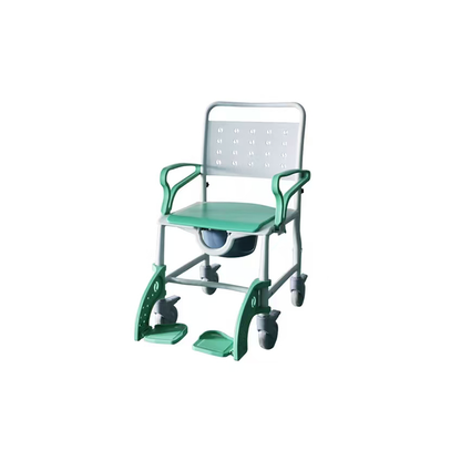 【Wheel】Toilet Wheels，Bath Chair, Quick-Dismantling 24-Inch Large Tires,Both Indoor And Outdoor Use, Waterproof  Dirt-Resistant, Stable  Plastic Functional Four-In-One Wheelchair