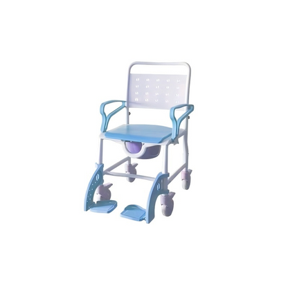 【Wheel】Toilet Wheels，Bath Chair, Quick-Dismantling 24-Inch Large Tires,Both Indoor And Outdoor Use, Waterproof  Dirt-Resistant, Stable  Plastic Functional Four-In-One Wheelchair