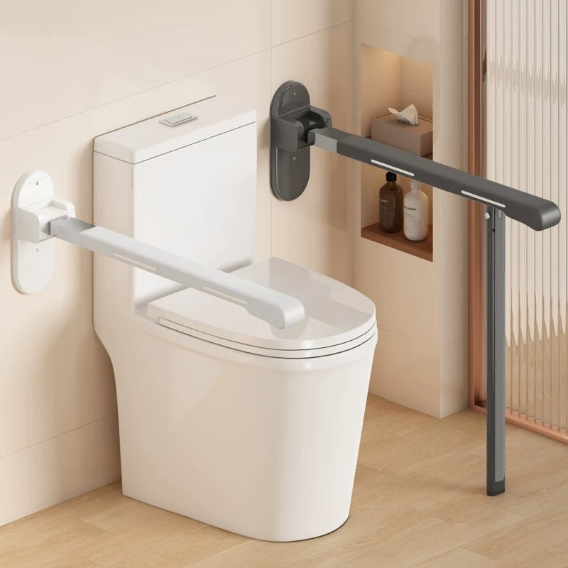 【Wall】Toilet safety railing suitable for elderly people, adjustable height and width, toilet safety frame with armrest, toilet bracket, toilet standing auxiliary armrest, no punching, with cane style, intelligent call device armrest