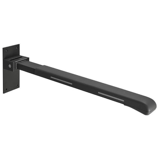 【Wall】Doreen Folable Handle Wall Mounted Safety Anti-Slip Thicken Toilet Grab Flip Up Grab Bars for Elderly Bathroom