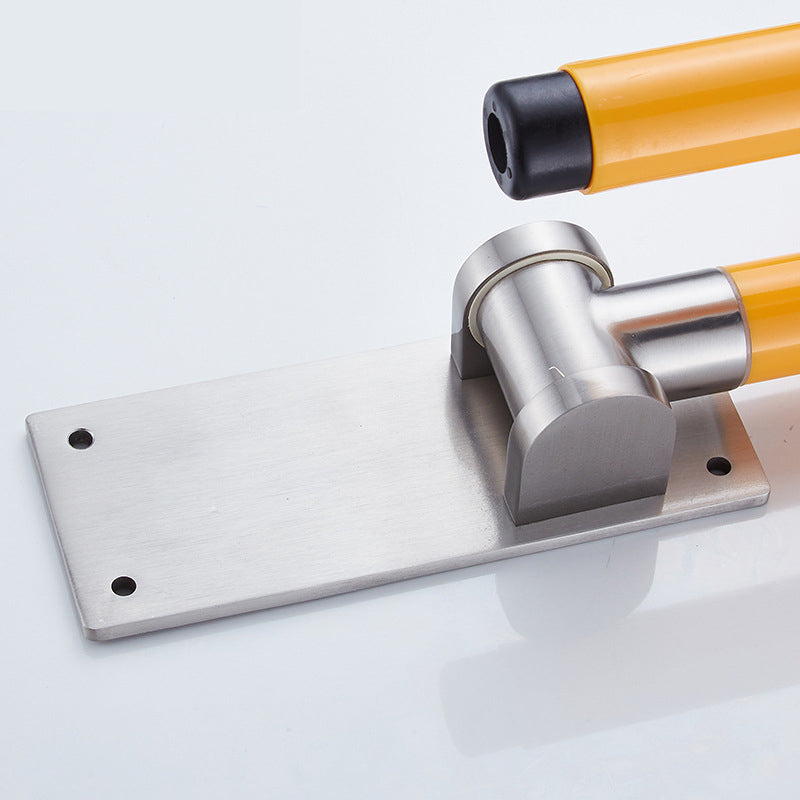 【Wall】Doreen Brand Stainless Steel ABS Grab Bars, Flip Up Toilet Grab Bar, Wall Mount Handicap Grab Rails, Reinforced Foldable Safety Grab Bars For The Elderly, Pregnant  And Disabled,  Wall Mounted Bathroom Shower Safety Support Rods