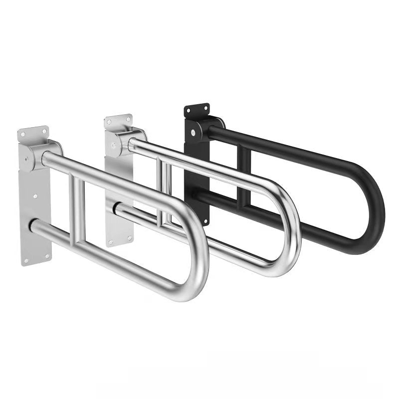 【Wall】Doreen Stainless Steel U-shaped Grab Bar, Bathroom Grab Bar, Accessible Grab Bar, Reinforced Foldable Safety Grab Bars for the elderly, pregnant,disabled, thickened and stable metal Grab Bar, wall mounted bathroom shower safety support rods