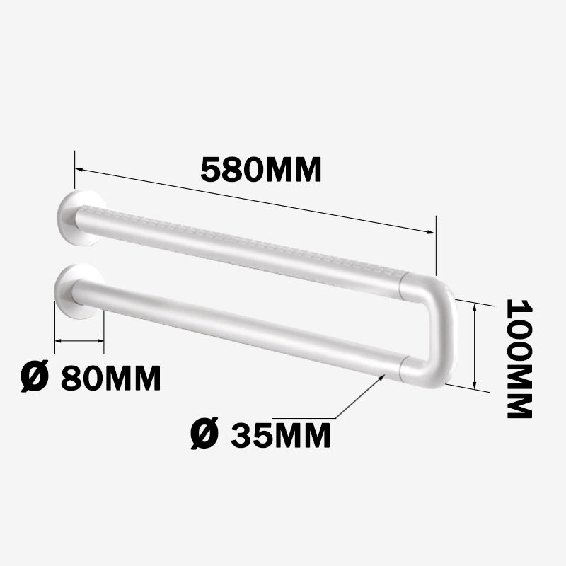 【Wall】Doreen Brand Stainless Steel ABS Grab Bars, Flip Up Toilet Grab Bar, Wall Mount Handicap Grab Rails, Reinforced Foldable Safety Grab Bars For The Elderly, Pregnant  And Disabled,  Wall Mounted Bathroom Shower Safety Support Rods