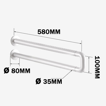 【Wall】Doreen Brand Stainless Steel ABS Grab Bars, Flip Up Toilet Grab Bar, Wall Mount Handicap Grab Rails, Reinforced Foldable Safety Grab Bars For The Elderly, Pregnant  And Disabled,  Wall Mounted Bathroom Shower Safety Support Rods