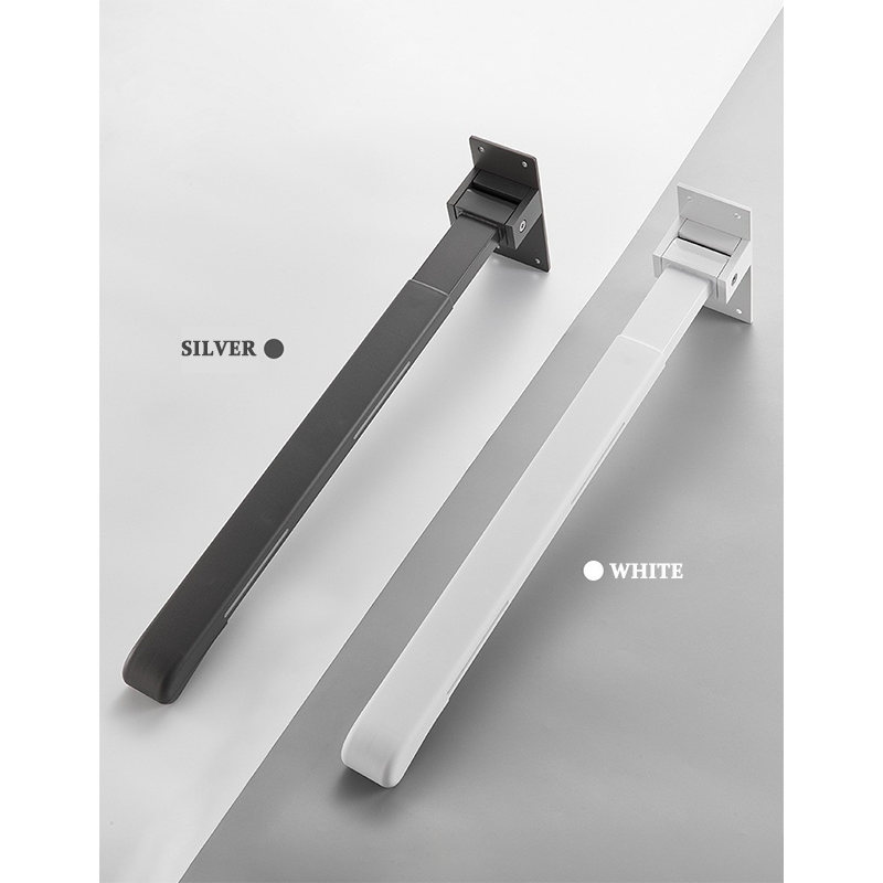 【Wall】Doreen Folable Handle Wall Mounted Safety Anti-Slip Thicken Toilet Grab Flip Up Grab Bars for Elderly Bathroom