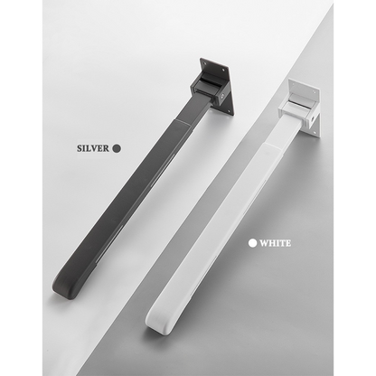 【Wall】Doreen Folable Handle Wall Mounted Safety Anti-Slip Thicken Toilet Grab Flip Up Grab Bars for Elderly Bathroom