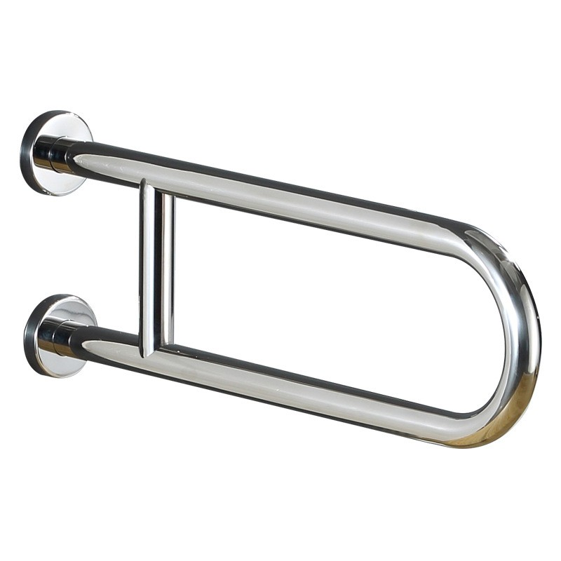 【Wall】Doreen Stainless Steel U-shaped Grab Bar, Bathroom Grab Bar, Accessible Grab Bar, Reinforced Foldable Safety Grab Bars for the elderly, pregnant,disabled, thickened and stable metal Grab Bar, wall mounted bathroom shower safety support rods